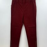 Soft Surroundings  High Rise Ultimate Ankle Snap Up Denim Leggings Size Medium Photo 0