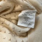 Vince  Ivory Pointelle Wool Cashmere Boatneck Drop Sleeve Sweater, Sz S Photo 14