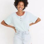 Madewell The Momjean Short in Fitzgerald Wash Photo 0