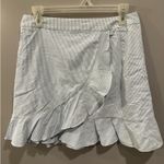 Southern Tide Seersucker Faux Wrap Ruffle Skirt Photo 1