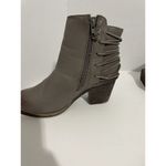 Rue 21 Tan Ankle Booties -‎ Versatile Zip Heeled boot - Women's size 7/8 Boho Country Photo 6