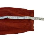 Garnet Hill Rust Orange Lace Shoulder Poet Blouse Size 2 Boho Bohemian Peasant Photo 10