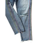 BLANK NYC Rainbow Rivington High Rise in Crash Pad Raw Hem Jeans Size 27 Photo 8