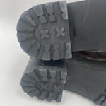 LINEA PAOLO Tate Boots Size 8.5 Metallic Camo Silver Lug Sole Black Stretch NEW Photo 14