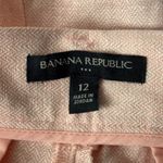 Banana Republic  Vest Shorts Set Linen Blend 12 Orange Herringbone Summer Luxe Photo 7