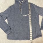 Born Light Heather Blue Fleece Hoodie Sweatshirt Size Small Womens Photo 2