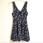 Lulus Lulu’s Poppypatch navy liberty floral print skater dress XS Photo 5
