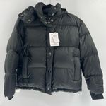 Coach short down puffer jacket black coat size XS NWT Photo 0