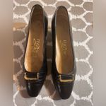 Salvatore Ferragamo  Black Leather Vintage  Women's Shoes made in Italy classic Photo 11