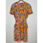 ZARA  Tropical Print Cut-Out Shirt Dress NWT Size Medium Photo 3