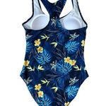 Nicole Miller NEW One Piece Swimsuit Tropica Floral Print Size Medium Photo 2