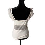 Venus Pink Ruffle Polka Dot Lace Top Size S Corset Feminine Romantic Balletcore Photo 2