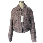 Mango  MNG tweed bomber cropped jacket NEW Size SMALL Photo 12