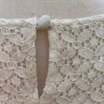 Free People  Ivory Bohemian Crochet Tunic Long Sleeve Dress Photo 2