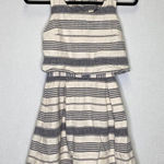 Madewell  | Womans Linen Blend Dress 0 Stripe‎ Photo 0