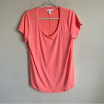 Athleta  Stratus II Tee Short Sleeve Top Color Sunset Glow Photo 1