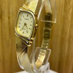 Elgin Ladies Formal Analog Wrist Watch Gold Tone Band & Case Size 8 Photo 0