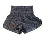 Free People Movement The Way Home Leopard Print Athletic Shorts Womens Medium Blue Photo 0