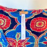 Free People  Falling for You Blue Boho Top Size M Photo 8