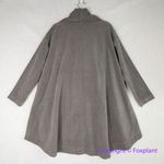 New! Amici by Baci Italy made Vintage Look Cotton swing style Overcoat, size M Brown Size M Photo 9