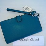 Michael Kors Lagoon Double Zip Wristlet Wallet Phone Purse Photo 2