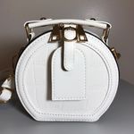 Teiah Mini Tan Croc Satchel  Photo 0