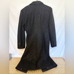 L'Academie NWT L’Academie Black Wool Blend Trench Coat Size Large Photo 9