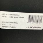 J.Lindeberg Ines TX Coolmax Dress & Shorts White Polyester 1/4 Zip Size Small Photo 8