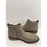 White Mountain Boots Chelsea Style Size 8.5 Womens Taupe Side Zip Booties Photo 6