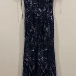 La Femme 29961 Navy Sequin Gown 6 Photo 4