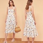Reformation  Hyla Linen Midi Lobster Dress Photo 1
