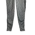 Aerie Womens Sz M Chill Play Move Rope Braid High Rise Gray Black Leggings Pants Photo 2