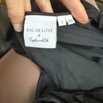 Splendid New! X Rachelove Black Satin Open Back Boatneck Maxi Dress Size Small Photo 7