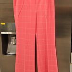Trina Turk 💕💕 Carillo Pant ~ Windowpane Tropical Suiting Candy Pink 14 NWT Photo 8