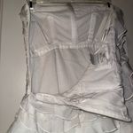BHLDN  Strapless White Layered Dress a line size 10 Photo 6