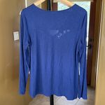 Soma  COOL NIGHTS Long Sleeve Pajama Top With Lace Size Medium Photo 9