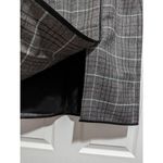 Banana Republic  plaid faux leather trim wool pencil skirt size 8 Photo 1