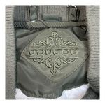 JouJou Olive Green Bomber Jacket Military Style Zip Up Flight Jacket Large Photo 7