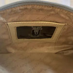 TIGNANELLO CLUTCH WRISTLET PURSE Blue Gray 10”x6” EUC Big enough for Essentials Photo 0