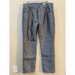 Rag and Bone Piper Low-Rise Straight - Shine Gray Size 30 Button Fly Photo 2