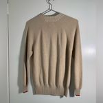 WISPR camo star cotton, nylon, silk blend long sleeve, crew neck sweater S Tan Photo 1