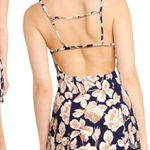 Free People Floral Strappy Open Back Dress Sz M Photo 0
