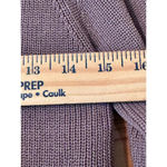 Wilfred S Brown long sleeve knit scalloped hem crop top stretch fitted Photo 3