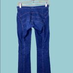 Low Rise Boot Cut Jeans with Top Stitching Blue Size 24 Photo 3
