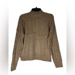 Hippie Rose  Mock-Neck Mixed-Stitch Sweater Photo 1