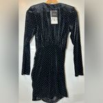ZARA *NWT* VELVET DRESS DEEP V Style Photo 6