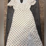 Mason & Belle  brown and white midi dress. Size small Photo 1