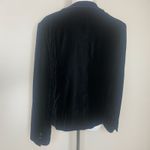 Vintage Black Velvet Blazer Formal Medium Large Goth Whimsygoth Photo 1