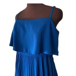 Jill Stuart Jill  Blue Pleated Dress Gown Photo 7