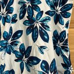 Niptuck Swim Size 4 Blue White Floral One Piece Ruched Swimsuit Photo 5